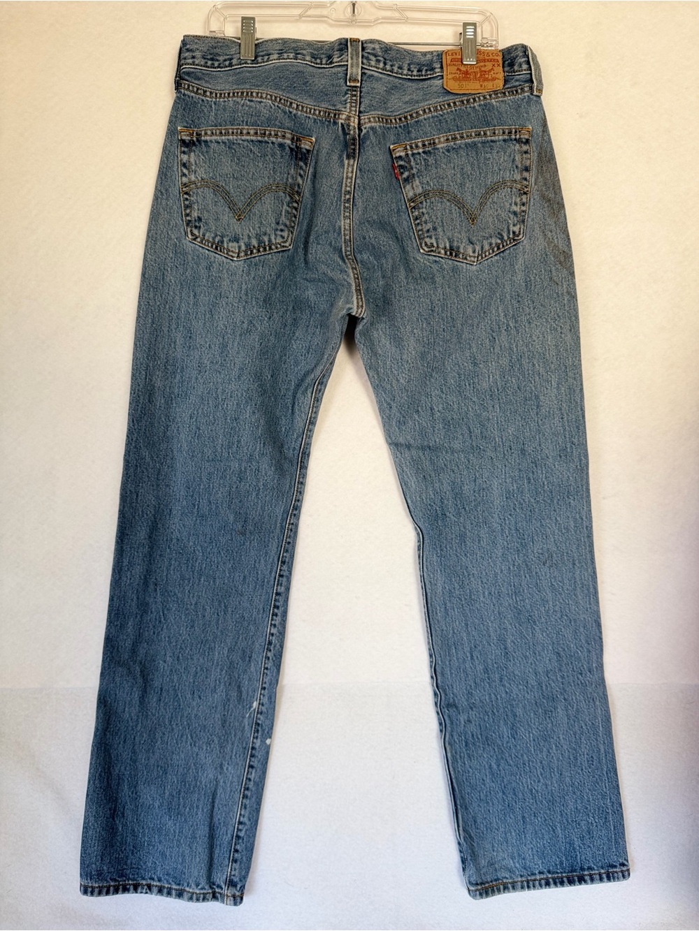 Dated 08/2009 Levi's Button Fly 501 Blue Jeans